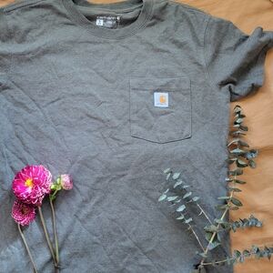 Carhartt Olive Pocket Tee